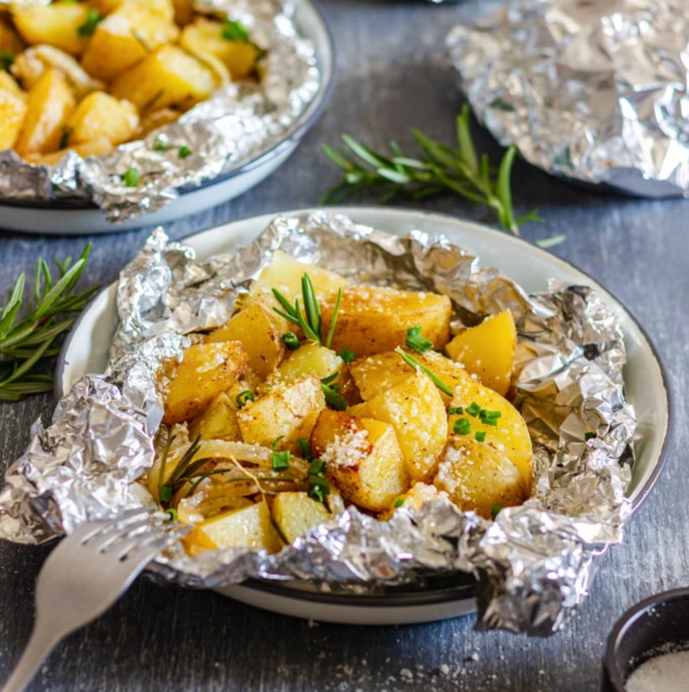 campfire potatoes